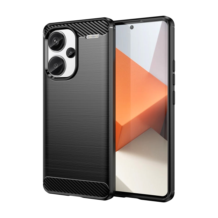 Brushed Texture Carbon Fiber TPU Phone Case, For Xiaomi Poco X6 Neo, For Xiaomi Redmi 13C 5G, For Xiaomi Redmi K70E, For Xiaomi Poco X6 Pro 5G, For Xiaomi Poco C65, For Xiaomi 14 Pro, For Xiaomi 14, For Xiaomi Redmi Note 13 5G                          ...