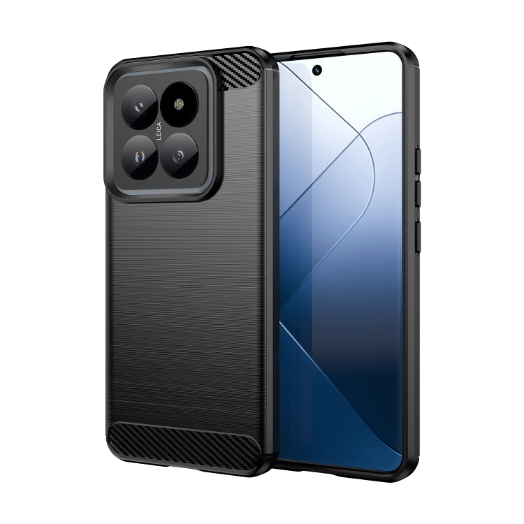 Brushed Texture Carbon Fiber TPU Phone Case, For Xiaomi Poco X6 Neo, For Xiaomi Redmi 13C 5G, For Xiaomi Redmi K70E, For Xiaomi Poco X6 Pro 5G, For Xiaomi Poco C65, For Xiaomi 14 Pro, For Xiaomi 14, For Xiaomi Redmi Note 13 5G                          ...