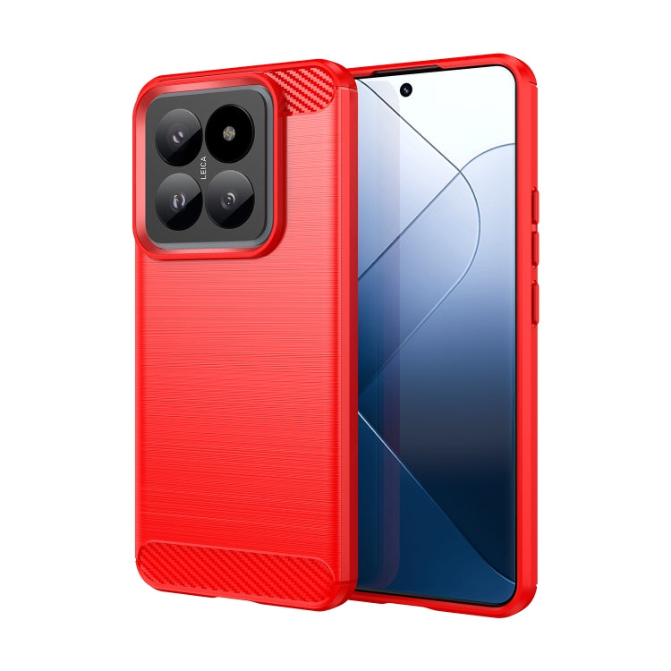 Brushed Texture Carbon Fiber TPU Phone Case, For Xiaomi Poco X6 Neo, For Xiaomi Redmi 13C 5G, For Xiaomi Redmi K70E, For Xiaomi Poco X6 Pro 5G, For Xiaomi Poco C65, For Xiaomi 14 Pro, For Xiaomi 14, For Xiaomi Redmi Note 13 5G                          ...