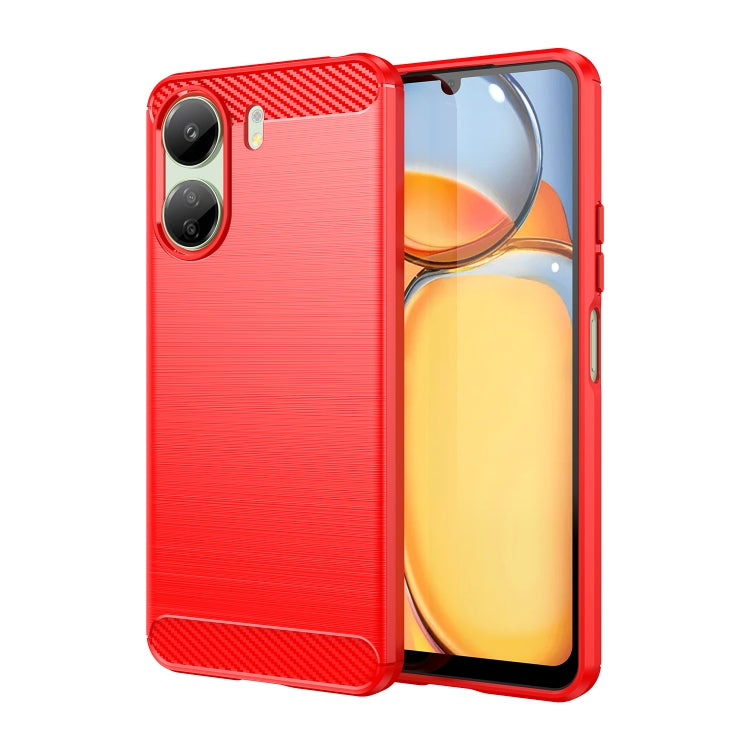 Brushed Texture Carbon Fiber TPU Phone Case, For Xiaomi Poco X6 Neo, For Xiaomi Redmi 13C 5G, For Xiaomi Redmi K70E, For Xiaomi Poco X6 Pro 5G, For Xiaomi Poco C65, For Xiaomi 14 Pro, For Xiaomi 14, For Xiaomi Redmi Note 13 5G                          ...