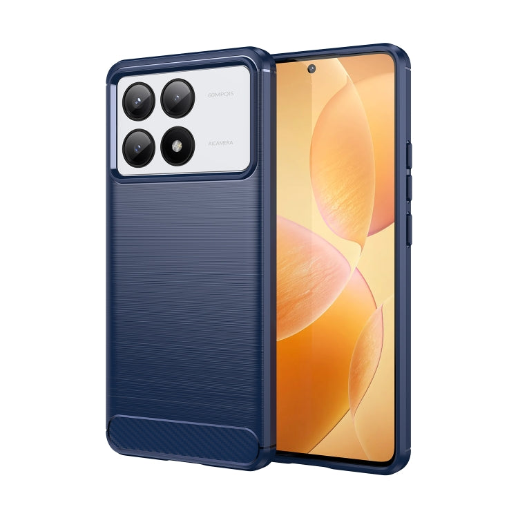 Brushed Texture Carbon Fiber TPU Phone Case, For Xiaomi Poco X6 Neo, For Xiaomi Redmi 13C 5G, For Xiaomi Redmi K70E, For Xiaomi Poco X6 Pro 5G, For Xiaomi Poco C65, For Xiaomi 14 Pro, For Xiaomi 14, For Xiaomi Redmi Note 13 5G                          ...