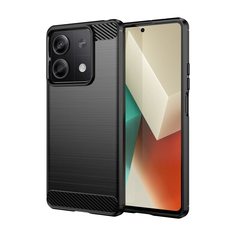 Brushed Texture Carbon Fiber TPU Phone Case, For Xiaomi Poco X6 Neo, For Xiaomi Redmi 13C 5G, For Xiaomi Redmi K70E, For Xiaomi Poco X6 Pro 5G, For Xiaomi Poco C65, For Xiaomi 14 Pro, For Xiaomi 14, For Xiaomi Redmi Note 13 5G                          ...