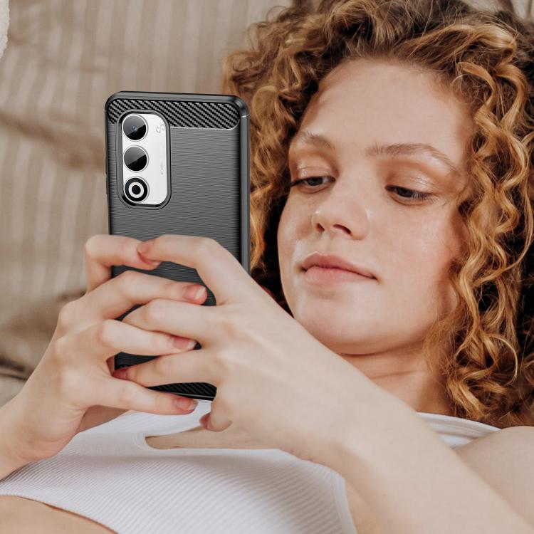 Carbon Fiber Brushed Texture TPU Phone Case, For OPPO A5 4G Global, For OPPO A5 5G Global, For OPPO Reno14 Pro Global, For OPPO Reno14 Global, For OPPO A5 Energy 5G, For OPPO A5 Pro 4G, For OPPO F29 5G, For OPPO A5 Pro 5G Global                        ...