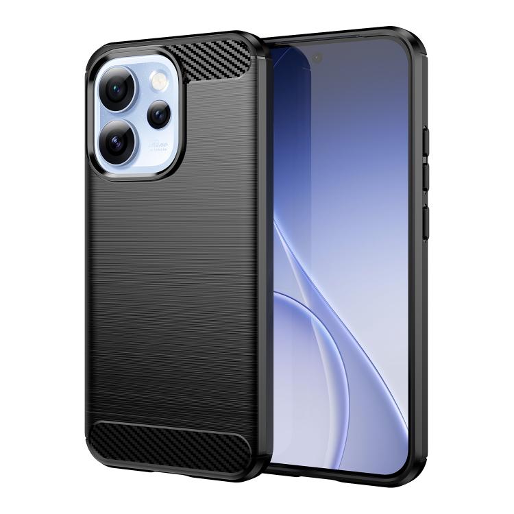 Carbon Fiber Brushed Texture TPU Phone Case, For OPPO Reno16 FS 5G, For OPPO Reno16 F 5G, For OPPO Reno16 Pro 5G Global, For OPPO Reno16 5G Global, For OPPO Reno15 Pro Mini 5G, For OPPO Reno15 F 5G, For OPPO Reno15 FS 5G, For OPPO Reno 15C 5G          ...