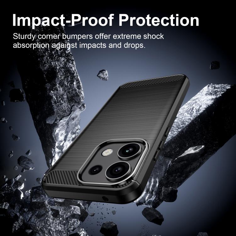 Carbon Fiber Brushed Texture TPU Phone Case, For OPPO Reno16 FS 5G, For OPPO Reno16 F 5G, For OPPO Reno16 Pro 5G Global, For OPPO Reno16 5G Global, For OPPO Reno15 Pro Mini 5G, For OPPO Reno15 F 5G, For OPPO Reno15 FS 5G, For OPPO Reno 15C 5G          ...