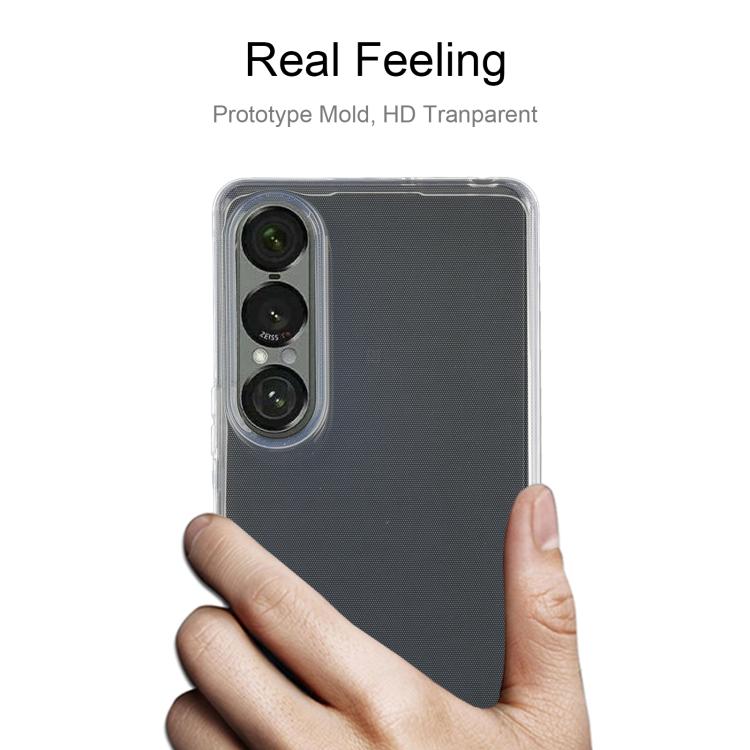 Ultra-thin Transparent TPU Phone Case, For Sony Xperia 1 VII, For Sony Xperia 1 VI, For Sony Xperia 5 VI, For Sony Xperia 5 V, For Sony Xperia 1 V, For Sony Xperia 10 V