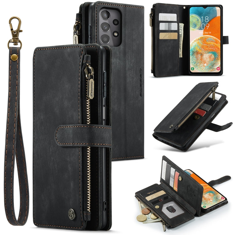 CaseMe C30 Card Slots Zipper Wallet Leather Phone Case, For Samsung Galaxy A25 4G, For Samsung Galaxy A15, For Samsung Galaxy A55 5G, For Samsung Galaxy A35 5G, For Samsung Galaxy S24 Ultra 5G, For Samsung Galaxy S24+ 5G, For Samsung Galaxy S24 5G     ...