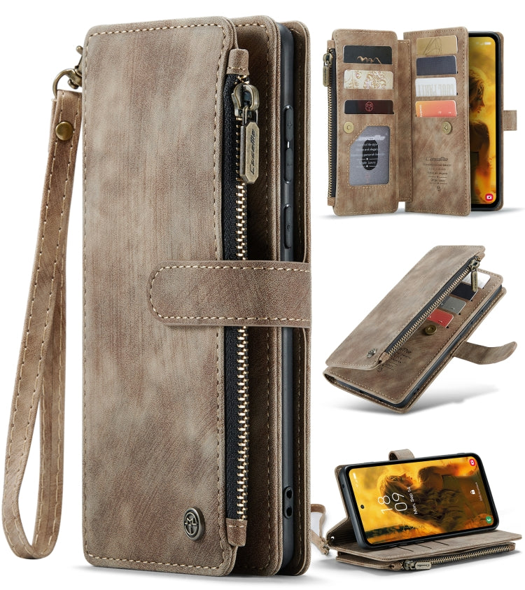 CaseMe C30 Card Slots Zipper Wallet Leather Phone Case, For Samsung Galaxy A25 4G, For Samsung Galaxy A15, For Samsung Galaxy A55 5G, For Samsung Galaxy A35 5G, For Samsung Galaxy S24 Ultra 5G, For Samsung Galaxy S24+ 5G, For Samsung Galaxy S24 5G     ...