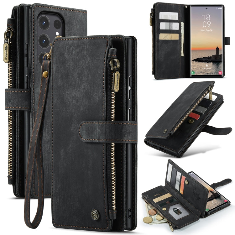 CaseMe C30 Card Slots Zipper Wallet Leather Phone Case, For Samsung Galaxy A25 4G, For Samsung Galaxy A15, For Samsung Galaxy A55 5G, For Samsung Galaxy A35 5G, For Samsung Galaxy S24 Ultra 5G, For Samsung Galaxy S24+ 5G, For Samsung Galaxy S24 5G     ...