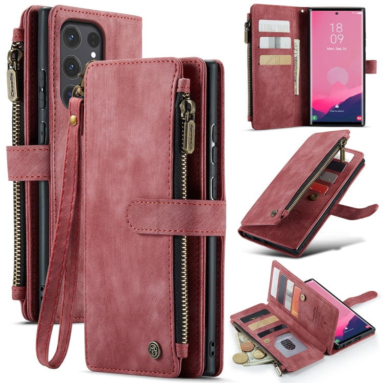 CaseMe C30 Card Slots Zipper Wallet Leather Phone Case, For Samsung Galaxy A25 4G, For Samsung Galaxy A15, For Samsung Galaxy A55 5G, For Samsung Galaxy A35 5G, For Samsung Galaxy S24 Ultra 5G, For Samsung Galaxy S24+ 5G, For Samsung Galaxy S24 5G     ...