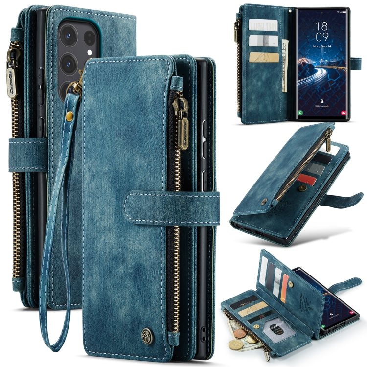CaseMe C30 Card Slots Zipper Wallet Leather Phone Case, For Samsung Galaxy A25 4G, For Samsung Galaxy A15, For Samsung Galaxy A55 5G, For Samsung Galaxy A35 5G, For Samsung Galaxy S24 Ultra 5G, For Samsung Galaxy S24+ 5G, For Samsung Galaxy S24 5G     ...