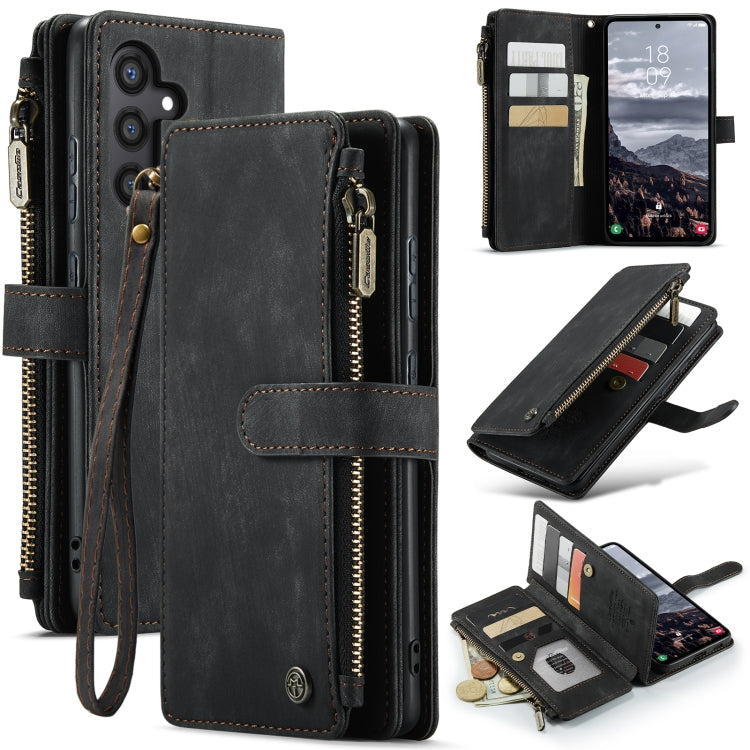 CaseMe C30 Card Slots Zipper Wallet Leather Phone Case, For Samsung Galaxy A25 4G, For Samsung Galaxy A15, For Samsung Galaxy A55 5G, For Samsung Galaxy A35 5G, For Samsung Galaxy S24 Ultra 5G, For Samsung Galaxy S24+ 5G, For Samsung Galaxy S24 5G     ...