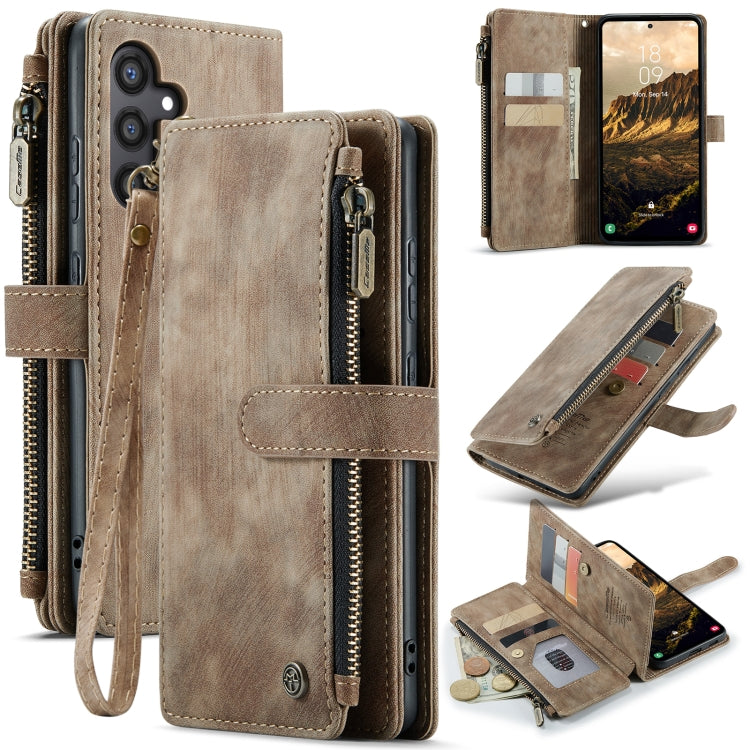 CaseMe C30 Card Slots Zipper Wallet Leather Phone Case, For Samsung Galaxy A25 4G, For Samsung Galaxy A15, For Samsung Galaxy A55 5G, For Samsung Galaxy A35 5G, For Samsung Galaxy S24 Ultra 5G, For Samsung Galaxy S24+ 5G, For Samsung Galaxy S24 5G     ...