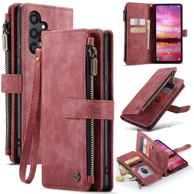 CaseMe C30 Card Slots Zipper Wallet Leather Phone Case, For Samsung Galaxy A25 4G, For Samsung Galaxy A15, For Samsung Galaxy A55 5G, For Samsung Galaxy A35 5G, For Samsung Galaxy S24 Ultra 5G, For Samsung Galaxy S24+ 5G, For Samsung Galaxy S24 5G     ...