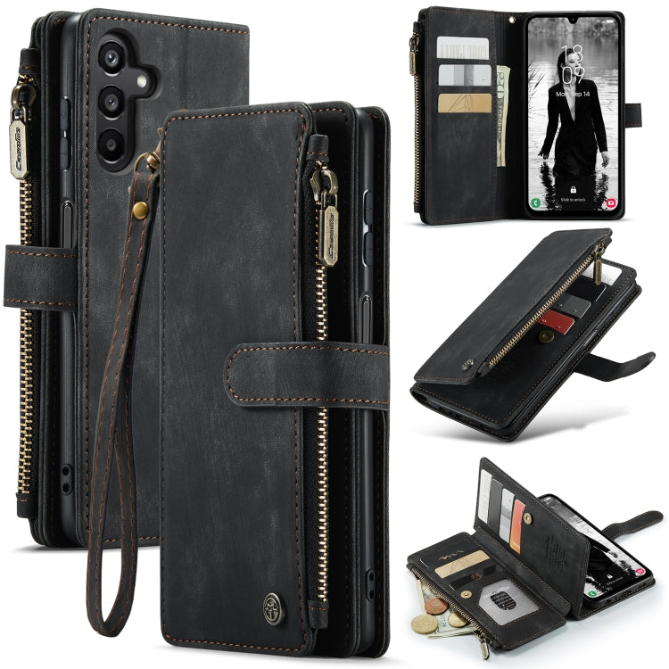 CaseMe C30 Card Slots Zipper Wallet Leather Phone Case, For Samsung Galaxy A25 4G, For Samsung Galaxy A15, For Samsung Galaxy A55 5G, For Samsung Galaxy A35 5G, For Samsung Galaxy S24 Ultra 5G, For Samsung Galaxy S24+ 5G, For Samsung Galaxy S24 5G     ...