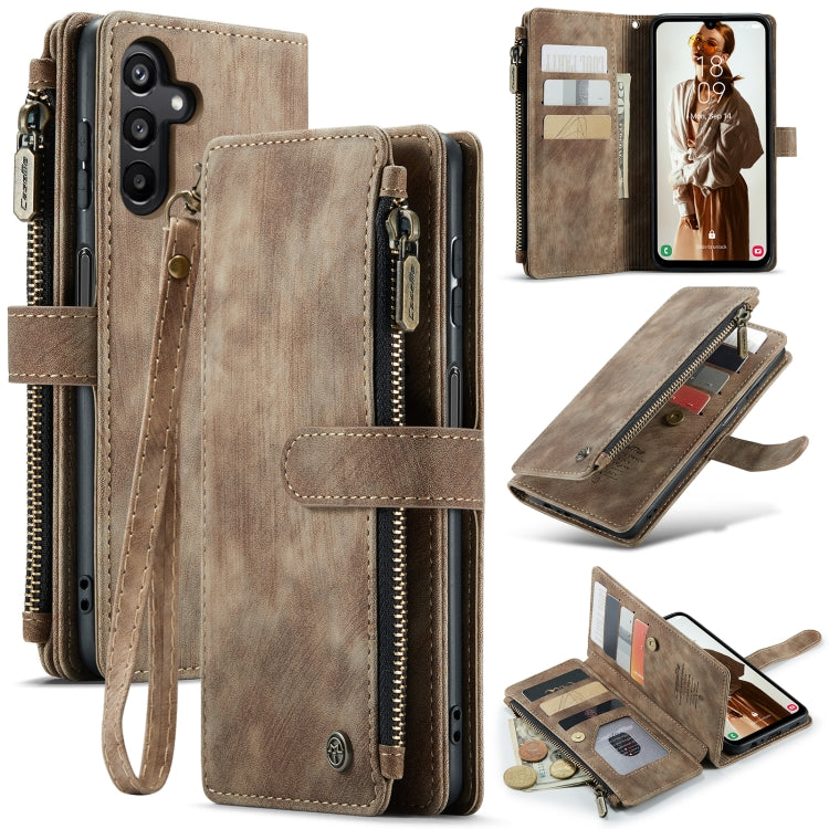 CaseMe C30 Card Slots Zipper Wallet Leather Phone Case, For Samsung Galaxy A25 4G, For Samsung Galaxy A15, For Samsung Galaxy A55 5G, For Samsung Galaxy A35 5G, For Samsung Galaxy S24 Ultra 5G, For Samsung Galaxy S24+ 5G, For Samsung Galaxy S24 5G     ...