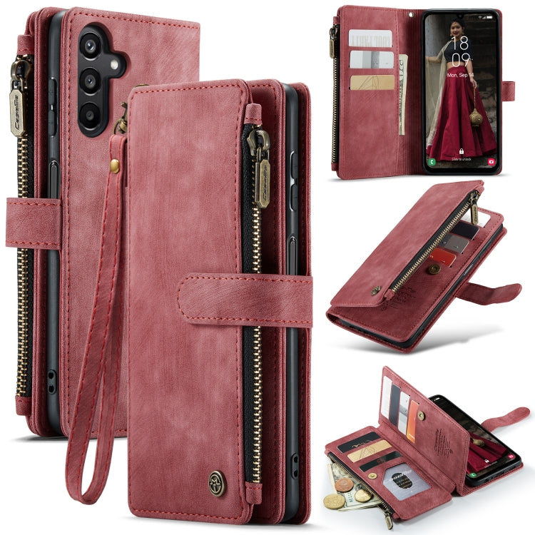 CaseMe C30 Card Slots Zipper Wallet Leather Phone Case, For Samsung Galaxy A25 4G, For Samsung Galaxy A15, For Samsung Galaxy A55 5G, For Samsung Galaxy A35 5G, For Samsung Galaxy S24 Ultra 5G, For Samsung Galaxy S24+ 5G, For Samsung Galaxy S24 5G     ...