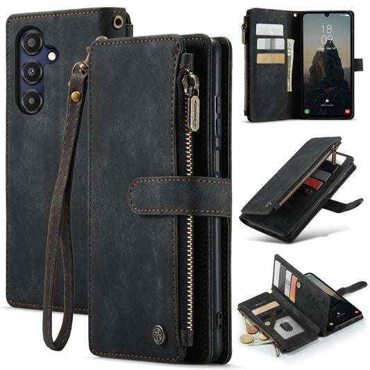 CaseMe C30 Card Slots Zipper Wallet Leather Phone Case, For Samsung Galaxy A25 4G, For Samsung Galaxy A15, For Samsung Galaxy A55 5G, For Samsung Galaxy A35 5G, For Samsung Galaxy S24 Ultra 5G, For Samsung Galaxy S24+ 5G, For Samsung Galaxy S24 5G     ...
