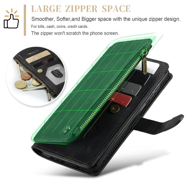 CaseMe C30 Card Slots Zipper Wallet Leather Phone Case, For Samsung Galaxy A25 4G, For Samsung Galaxy A15, For Samsung Galaxy A55 5G, For Samsung Galaxy A35 5G, For Samsung Galaxy S24 Ultra 5G, For Samsung Galaxy S24+ 5G, For Samsung Galaxy S24 5G     ...