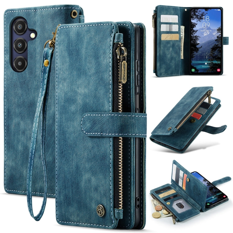 CaseMe C30 Card Slots Zipper Wallet Leather Phone Case, For Samsung Galaxy A25 4G, For Samsung Galaxy A15, For Samsung Galaxy A55 5G, For Samsung Galaxy A35 5G, For Samsung Galaxy S24 Ultra 5G, For Samsung Galaxy S24+ 5G, For Samsung Galaxy S24 5G     ...