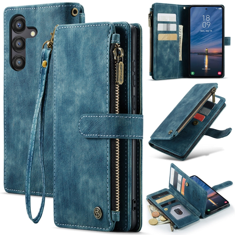 CaseMe C30 Card Slots Zipper Wallet Leather Phone Case, For Samsung Galaxy A25 4G, For Samsung Galaxy A15, For Samsung Galaxy A55 5G, For Samsung Galaxy A35 5G, For Samsung Galaxy S24 Ultra 5G, For Samsung Galaxy S24+ 5G, For Samsung Galaxy S24 5G     ...