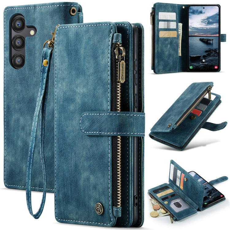 CaseMe C30 Card Slots Zipper Wallet Leather Phone Case, For Samsung Galaxy A25 4G, For Samsung Galaxy A15, For Samsung Galaxy A55 5G, For Samsung Galaxy A35 5G, For Samsung Galaxy S24 Ultra 5G, For Samsung Galaxy S24+ 5G, For Samsung Galaxy S24 5G     ...