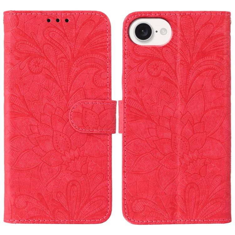 Lace Flower Embossing Flip Leather Phone Case, For iPhone 18 Pro / 17 Pro, For iPhone 18 Pro Max / 17 Pro Max, For iPhone 17e / 16e, For iPhone 17, For iPhone Air, For iPhone 16 Pro Max, For iPhone 16 Pro, For iPhone 16 Plus