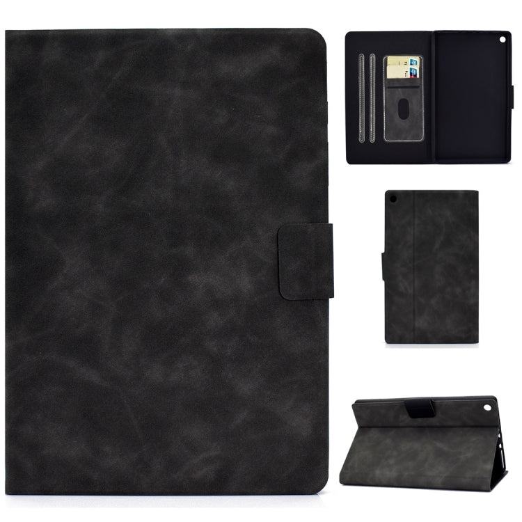 Cowhide Texture Horizontal Flip Leather Case with Holder & Card Slots & Sleep / Wake-up Function, For Kindle Fire HD8 (2020), For Kindle Fire 7 2015 / 2017 / 2019, For Kindle Fire HD8 2016 / 2017, For Kindle Fire HD10 2015 / 2017                       ...