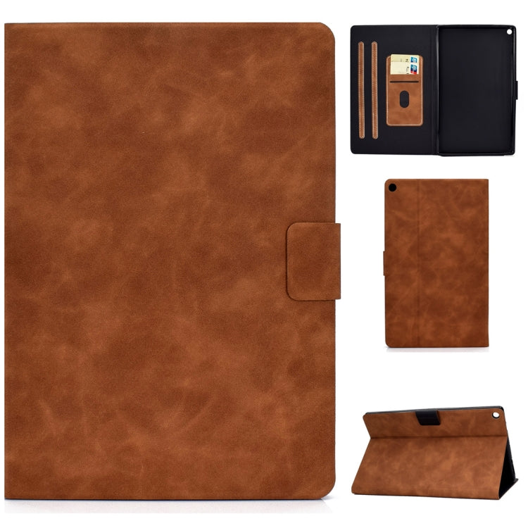 Cowhide Texture Horizontal Flip Leather Case with Holder & Card Slots & Sleep / Wake-up Function, For Kindle Fire HD8 (2020), For Kindle Fire 7 2015 / 2017 / 2019, For Kindle Fire HD8 2016 / 2017, For Kindle Fire HD10 2015 / 2017                       ...