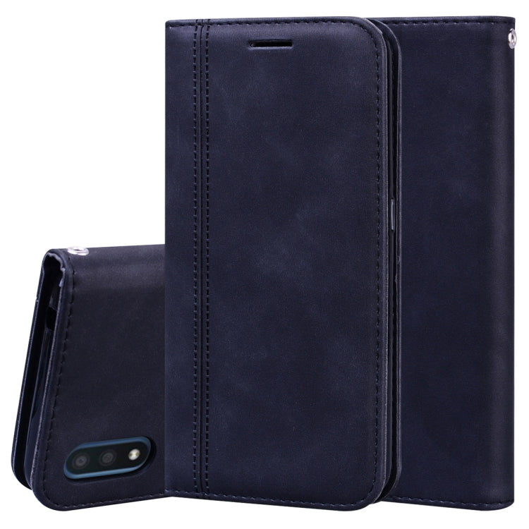 Frosted Business Magnetic Horizontal Flip PU Leather Case with Holder & Card Slot & Lanyard, For Samsung Galaxy A01, For Samsung Galaxy A7 (2018), For Samsung Galaxy A10, For Samsung Galaxy A10s, For Samsung Galaxy A11, For Samsung Galaxy A20s         ...