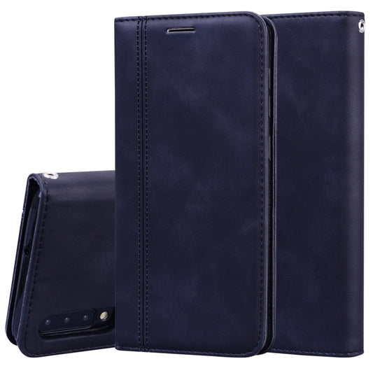Frosted Business Magnetic Horizontal Flip PU Leather Case with Holder & Card Slot & Lanyard, For Samsung Galaxy A50, For Samsung Galaxy A51, For Samsung Galaxy A70, For Samsung Galaxy A71