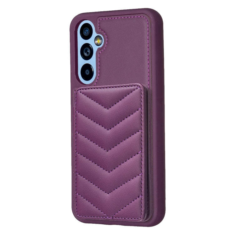 BF26 Wave Pattern Card Bag Holder Phone Case, For Samsung Galaxy A14 4G / 5G, For Samsung Galaxy A34, For Samsung Galaxy A54 5G