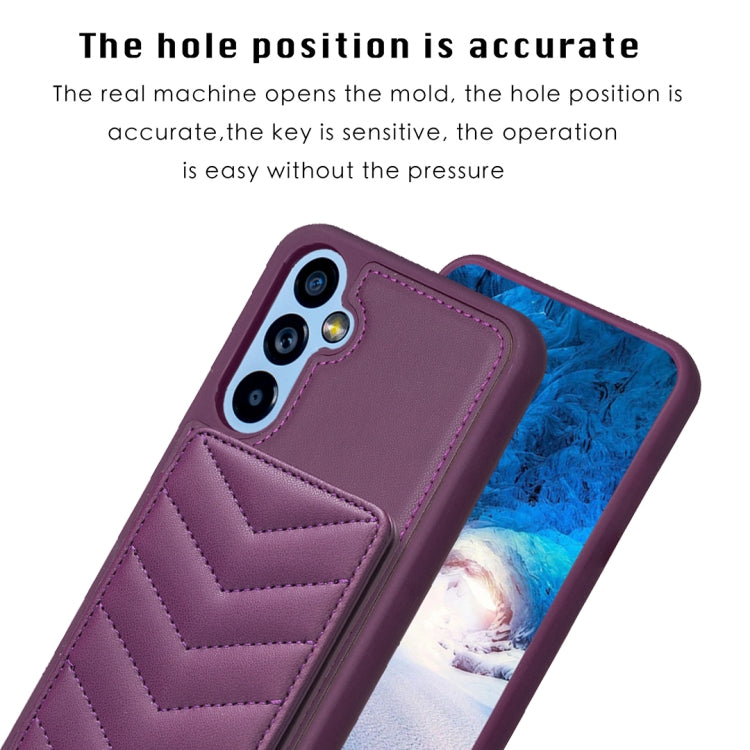 BF26 Wave Pattern Card Bag Holder Phone Case, For Samsung Galaxy A14 4G / 5G, For Samsung Galaxy A34, For Samsung Galaxy A54 5G