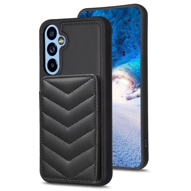 BF26 Wave Pattern Card Bag Holder Phone Case, For Samsung Galaxy A14 4G / 5G, For Samsung Galaxy A34, For Samsung Galaxy A54 5G