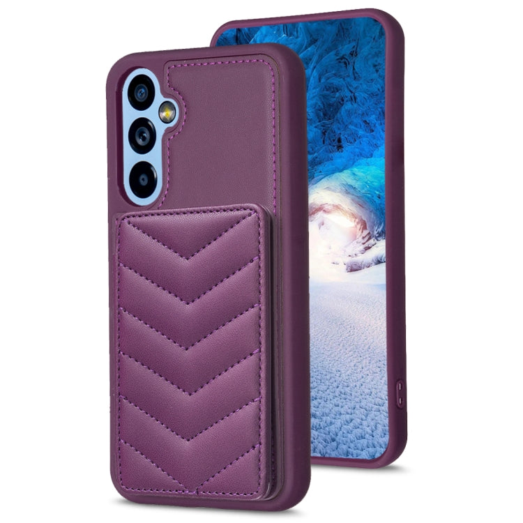 BF26 Wave Pattern Card Bag Holder Phone Case, For Samsung Galaxy A14 4G / 5G, For Samsung Galaxy A34, For Samsung Galaxy A54 5G