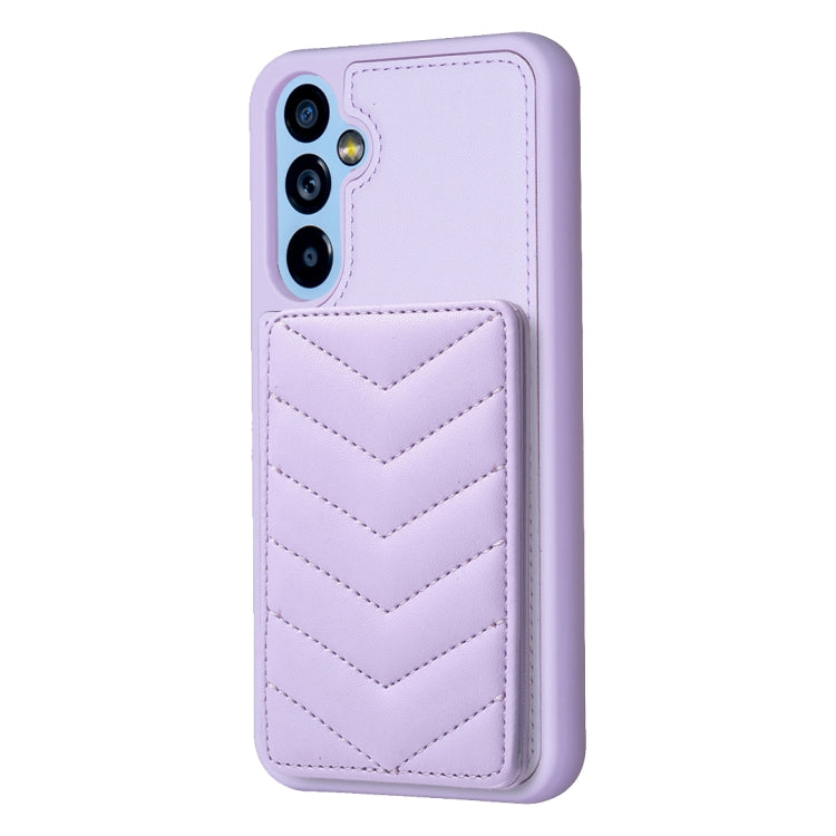 BF26 Wave Pattern Card Bag Holder Phone Case, For Samsung Galaxy A14 4G / 5G, For Samsung Galaxy A34, For Samsung Galaxy A54 5G