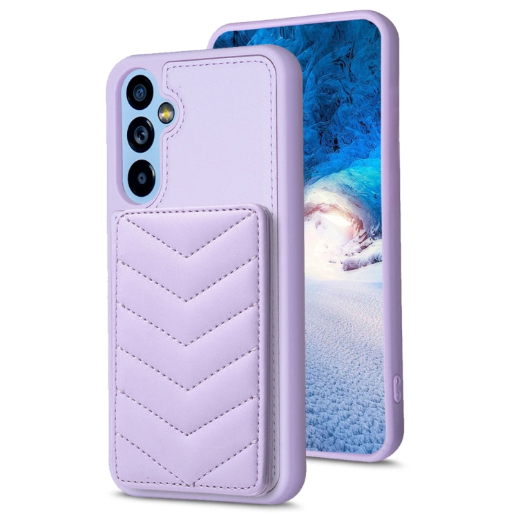 BF26 Wave Pattern Card Bag Holder Phone Case, For Samsung Galaxy A14 4G / 5G, For Samsung Galaxy A34, For Samsung Galaxy A54 5G