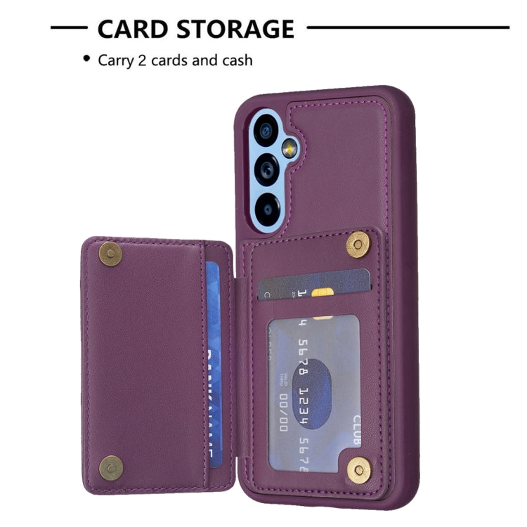 Grid Card Slot Holder Phone Case, For Samsung Galaxy A14 4G / 5G, For Samsung Galaxy A34, For Samsung Galaxy A54 5G