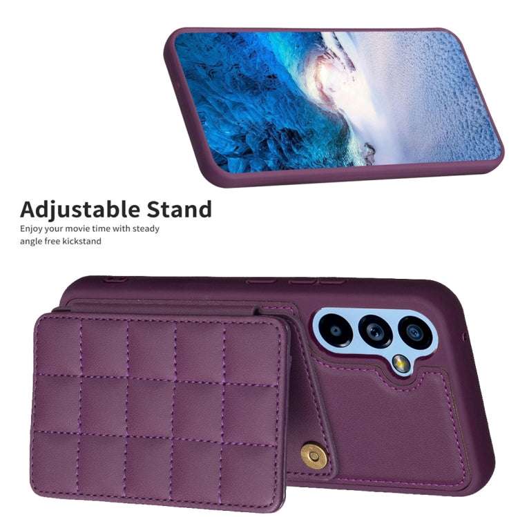 Grid Card Slot Holder Phone Case, For Samsung Galaxy A14 4G / 5G, For Samsung Galaxy A34, For Samsung Galaxy A54 5G