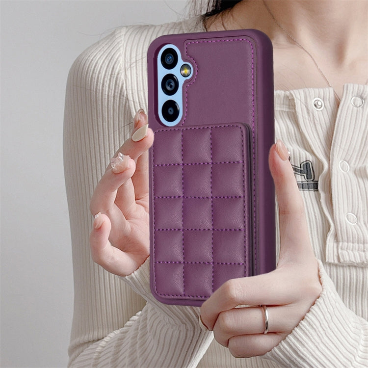 Grid Card Slot Holder Phone Case, For Samsung Galaxy A14 4G / 5G, For Samsung Galaxy A34, For Samsung Galaxy A54 5G