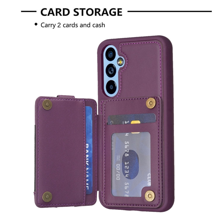 BF27 Metal Ring Card Bag Holder Phone Case, For Samsung Galaxy A14 4G / 5G, For Samsung Galaxy A34, For Samsung Galaxy A54 5G