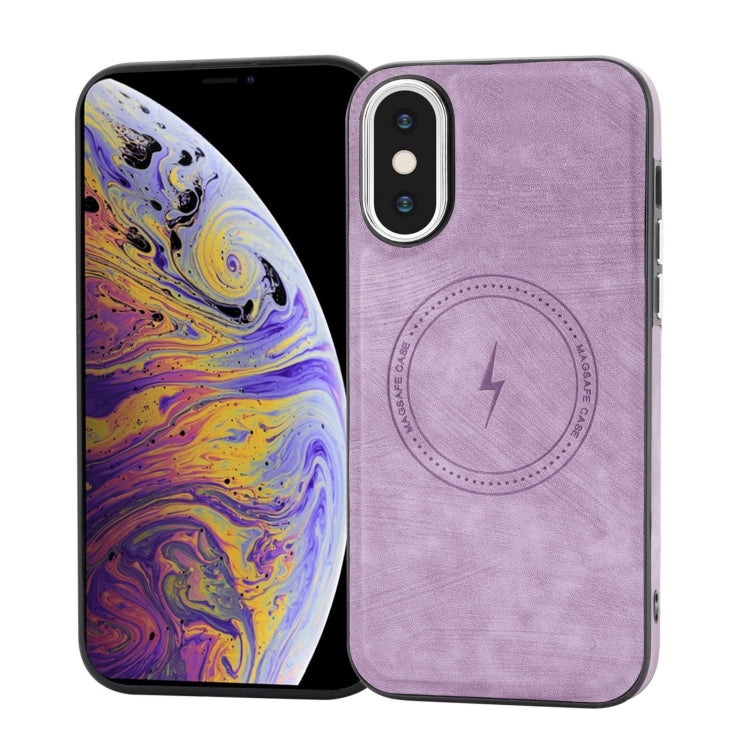 Side PU Hybrid TPU Magsafe Phone Case, For iPhone 11, For iPhone 11 Pro, For iPhone XR, For iPhone XS Max, For iPhone XS /X, For iPhone 8 Plus / 7 Plus
