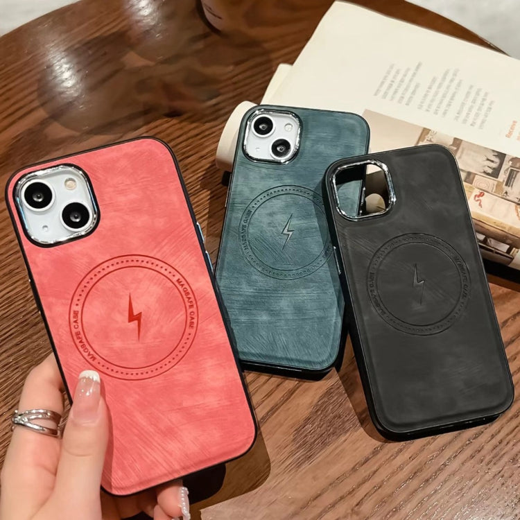 Side PU Hybrid TPU Magsafe Phone Case, For iPhone 15 Pro Max, For iPhone 15 Pro, For iPhone 15 Plus, For iPhone 15, For iPhone 14 Plus, For iPhone 14, For iPhone 14 Pro, For iPhone 14 Pro Max