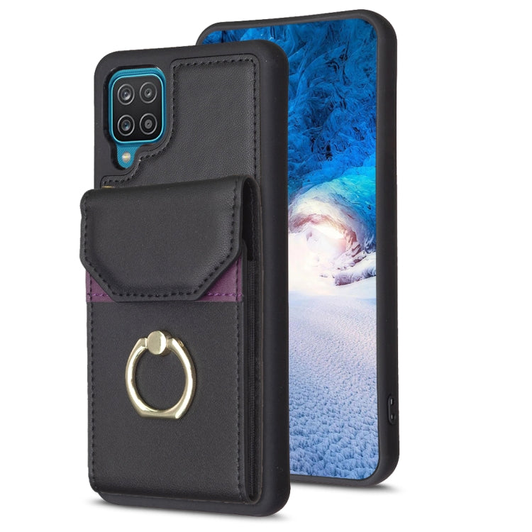 BF29 Organ Card Bag Ring Holder Phone Case, For Samsung Galaxy A52, For Samsung Galaxy S21 5G, For Samsung Galaxy S21+ 5G, For Samsung Galaxy S21 Ultra 5G, For Samsung Galaxy A12