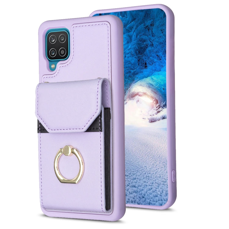 BF29 Organ Card Bag Ring Holder Phone Case, For Samsung Galaxy A52, For Samsung Galaxy S21 5G, For Samsung Galaxy S21+ 5G, For Samsung Galaxy S21 Ultra 5G, For Samsung Galaxy A12