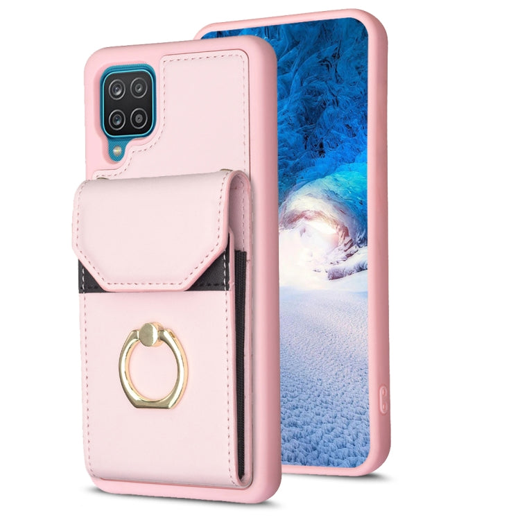 BF29 Organ Card Bag Ring Holder Phone Case, For Samsung Galaxy A52, For Samsung Galaxy S21 5G, For Samsung Galaxy S21+ 5G, For Samsung Galaxy S21 Ultra 5G, For Samsung Galaxy A12