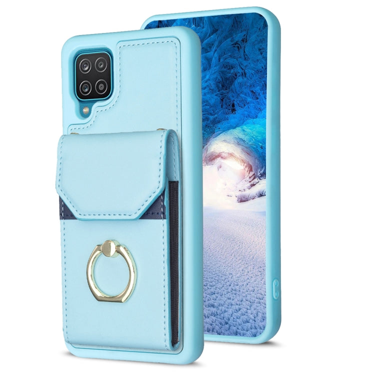 BF29 Organ Card Bag Ring Holder Phone Case, For Samsung Galaxy A52, For Samsung Galaxy S21 5G, For Samsung Galaxy S21+ 5G, For Samsung Galaxy S21 Ultra 5G, For Samsung Galaxy A12