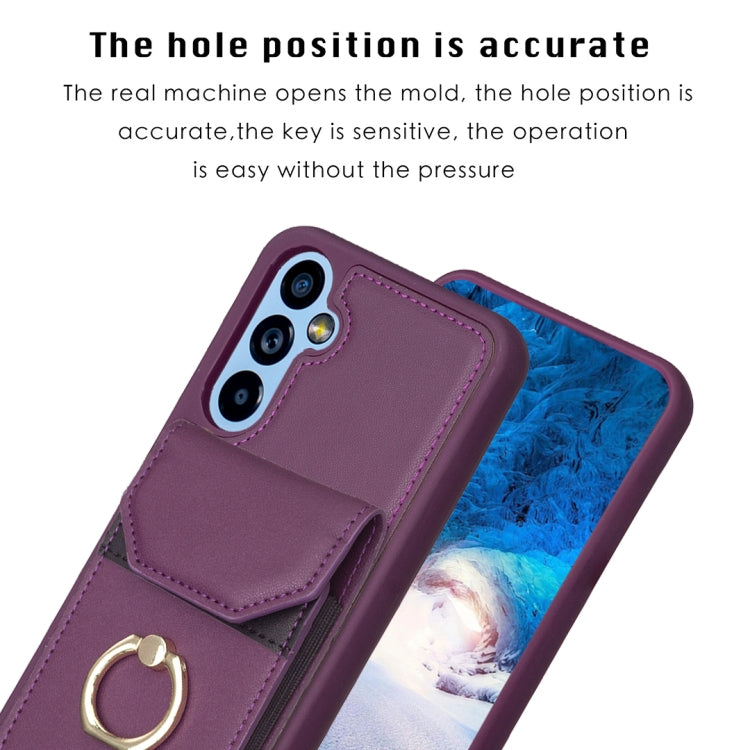 BF29 Organ Card Bag Ring Holder Phone Case, For Samsung Galaxy A14 4G/5G, For Samsung Galaxy A34 5G, For Samsung Galaxy A54 5G, For Samsung Galaxy S23 Ultra 5G, For Samsung Galaxy A53 5G, For Samsung Galaxy A13 4G/5G, For Samsung Galaxy S22 Ultra 5G   ...