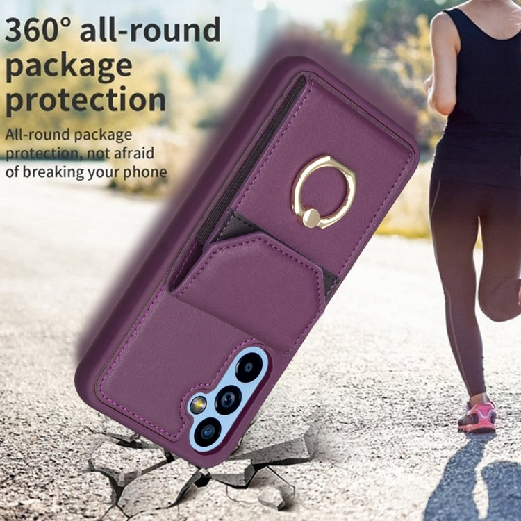 BF29 Organ Card Bag Ring Holder Phone Case, For Samsung Galaxy A14 4G/5G, For Samsung Galaxy A34 5G, For Samsung Galaxy A54 5G, For Samsung Galaxy S23 Ultra 5G, For Samsung Galaxy A53 5G, For Samsung Galaxy A13 4G/5G, For Samsung Galaxy S22 Ultra 5G   ...