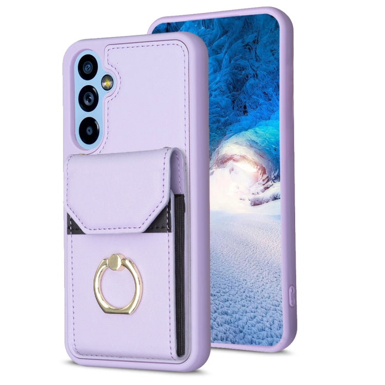 BF29 Organ Card Bag Ring Holder Phone Case, For Samsung Galaxy A14 4G/5G, For Samsung Galaxy A34 5G, For Samsung Galaxy A54 5G, For Samsung Galaxy S23 Ultra 5G, For Samsung Galaxy A53 5G, For Samsung Galaxy A13 4G/5G, For Samsung Galaxy S22 Ultra 5G   ...
